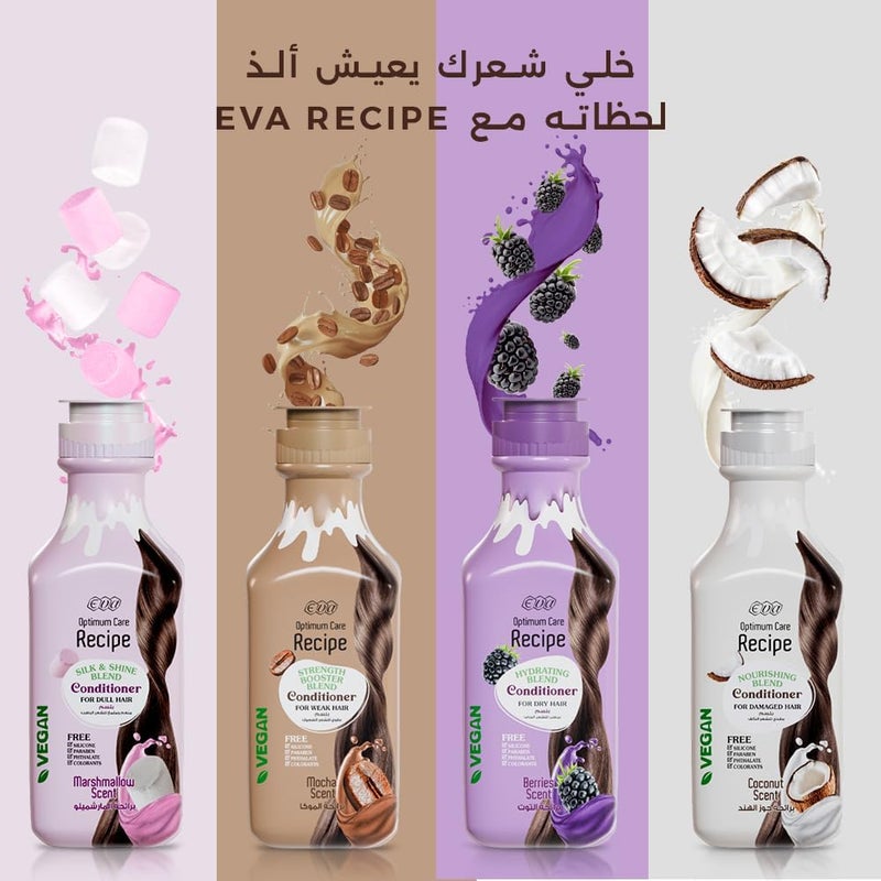 Eva Optimum Care Recipe Nourishing Blend Conditioner Coconut Scent 350 Ml - Image 5